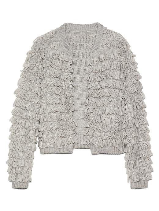 Image number 6 showing, Loop-fringe cardigan