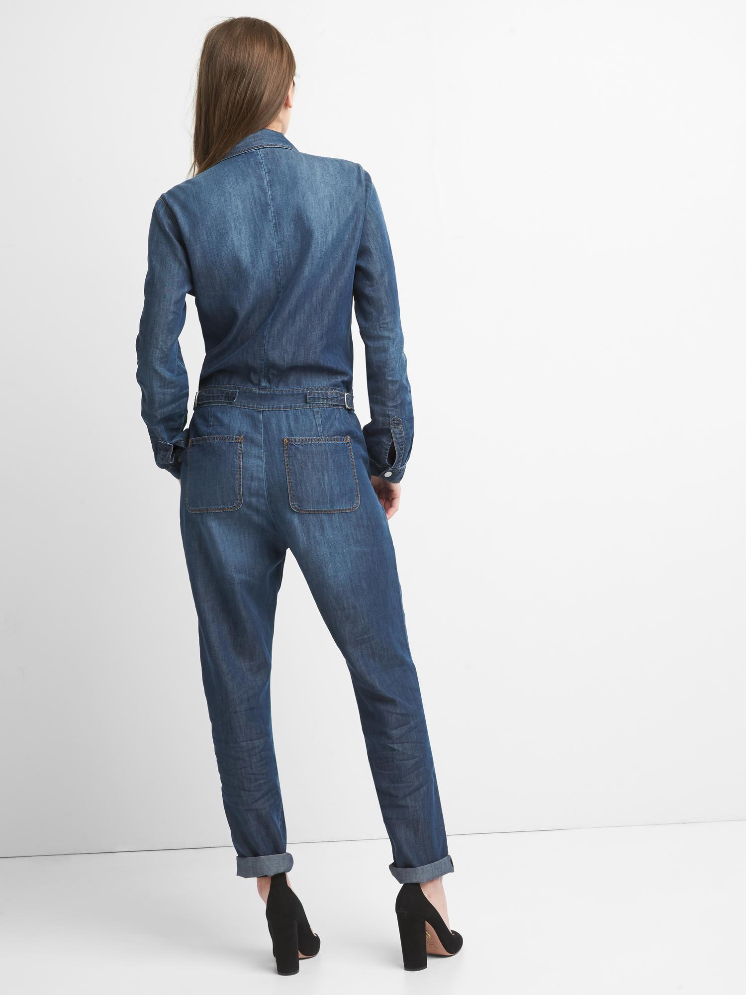 Gap 1969 denim jumpsuit deals