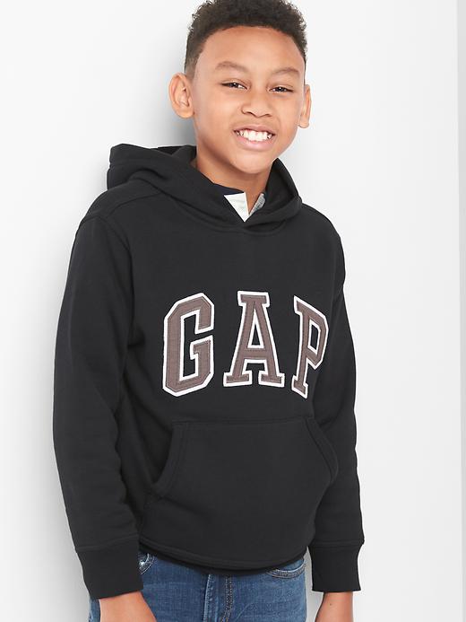 View large product image 1 of 1. Kids Gap Logo Hoodie Sweatshirt