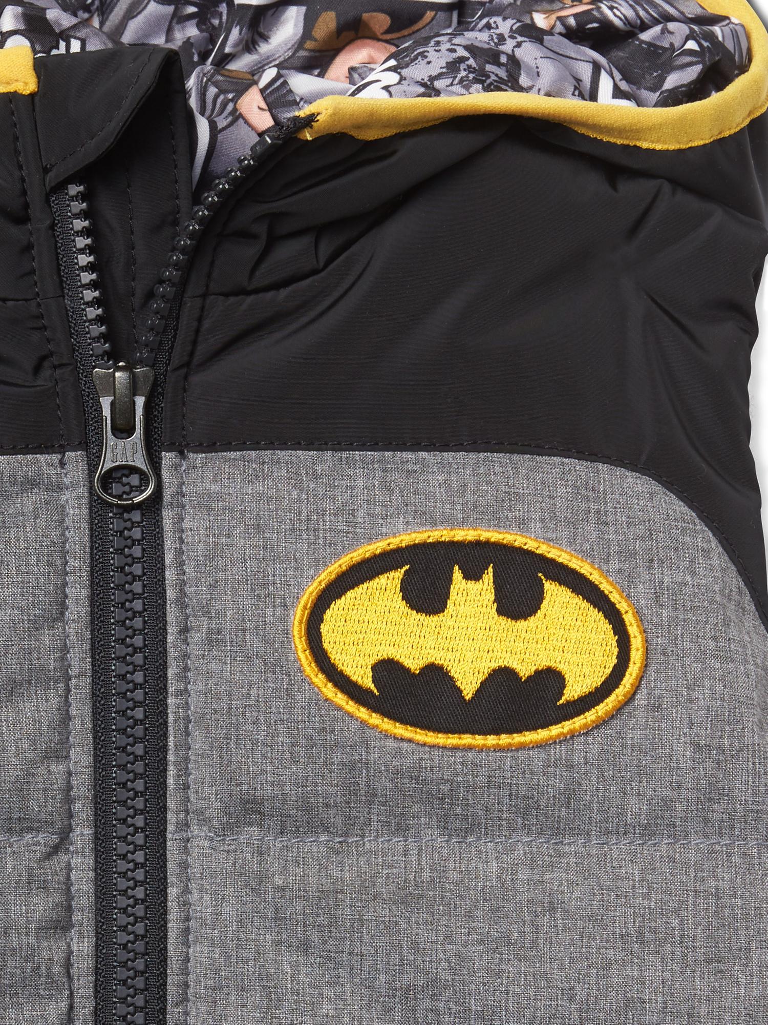 babyGap DC Batman puffer hoodie vest