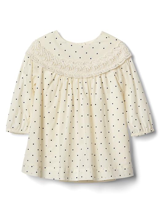 Image number 1 showing, Dotty lace dress