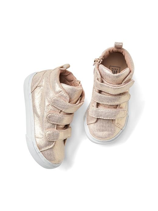 Image number 1 showing, Shimmer Hi-Top Sneakers