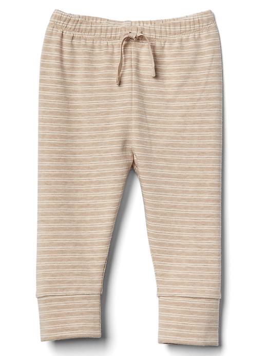 View large product image 1 of 1. Stripe soft terry pants