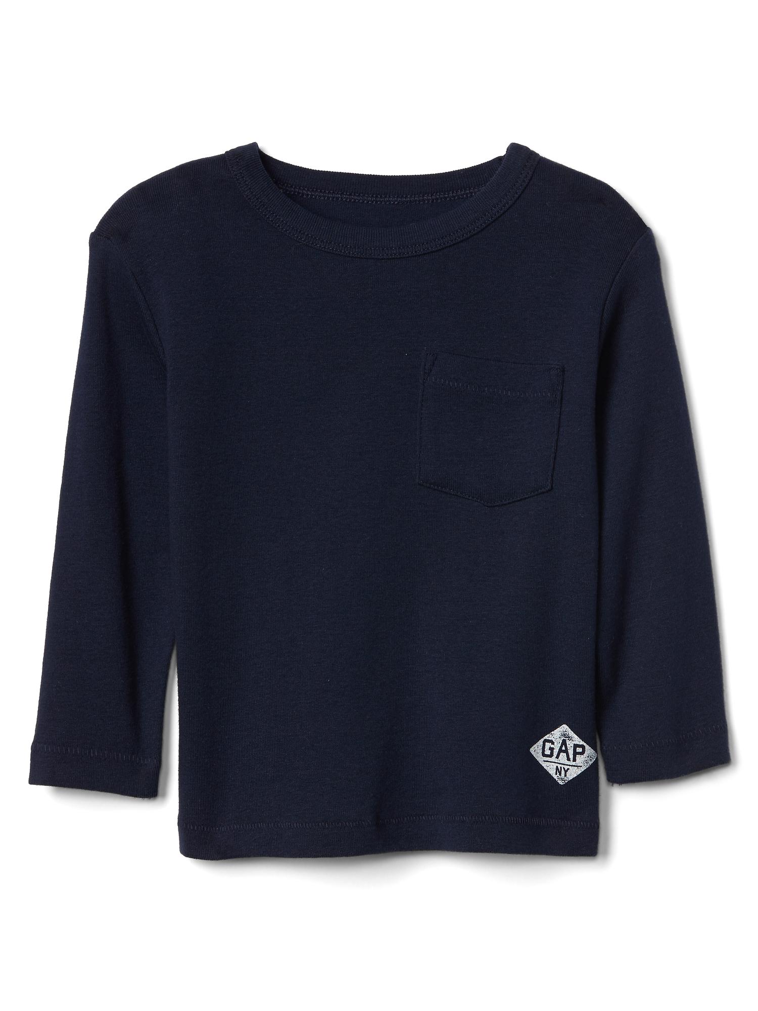 Long sleeve pocket tee