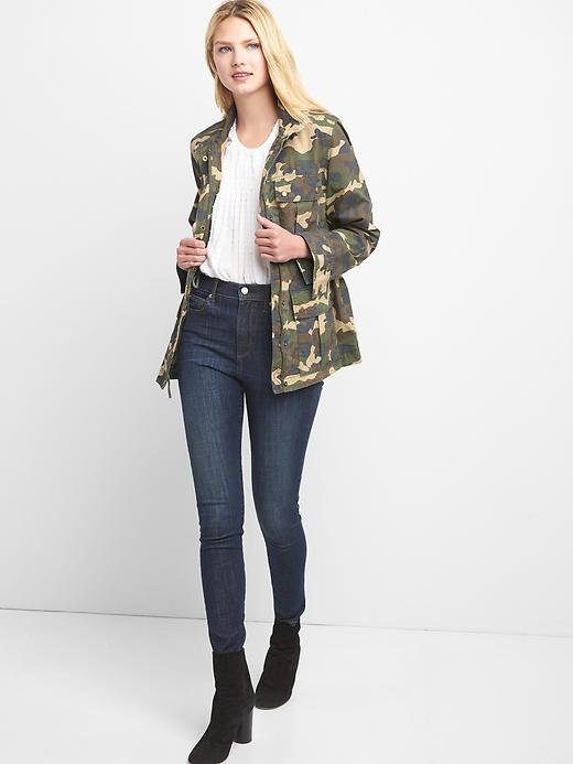 Image number 3 showing, Camo utility jacket