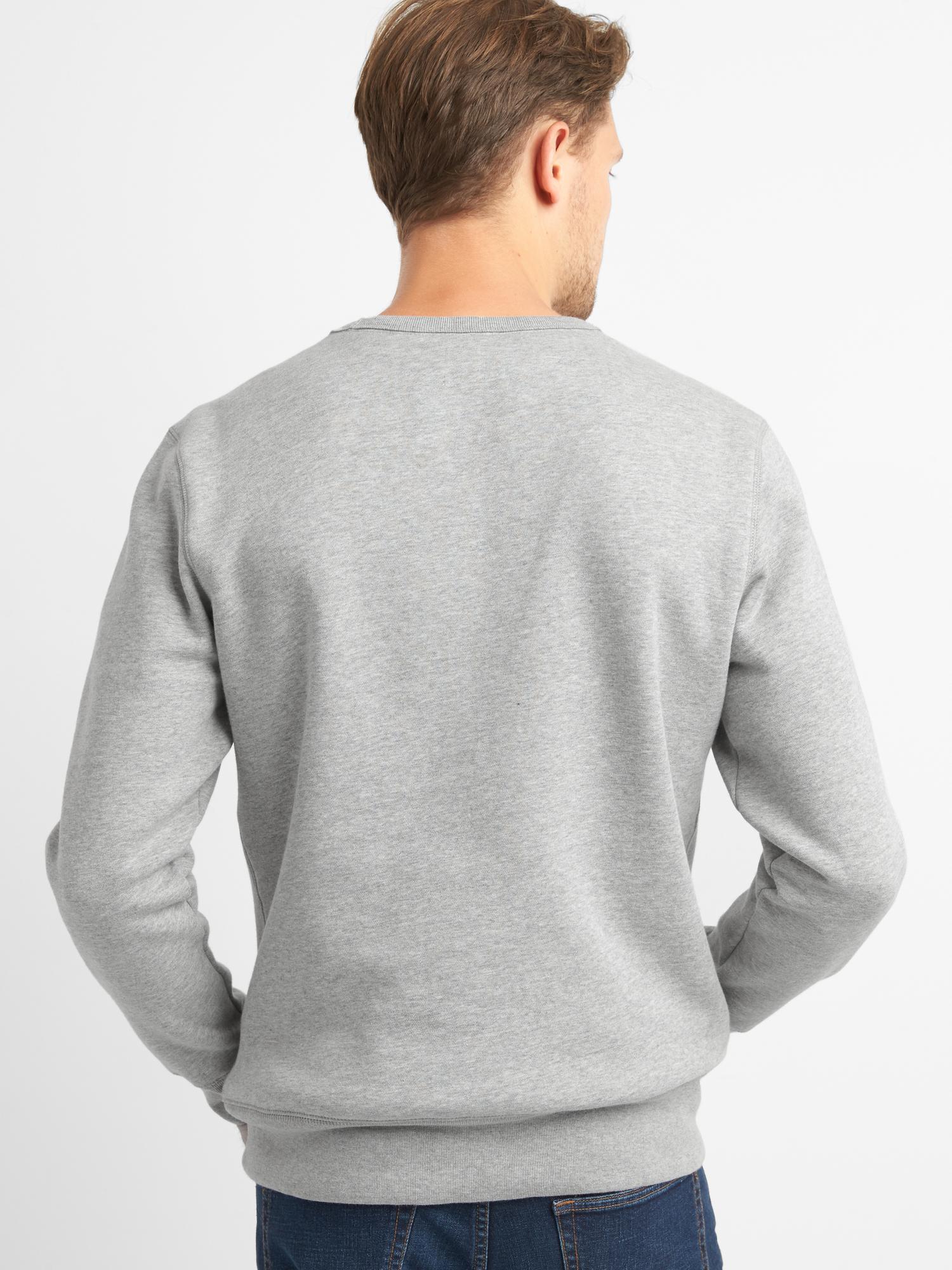 Gap Logo Fleece Crewneck Sweatshirt Gap