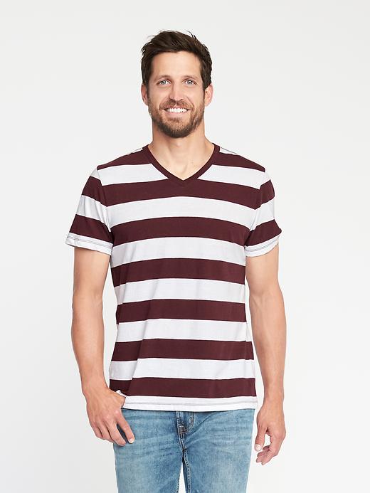 Buy Soft-Washed V-Neck Tee for Men on ezbuy SG