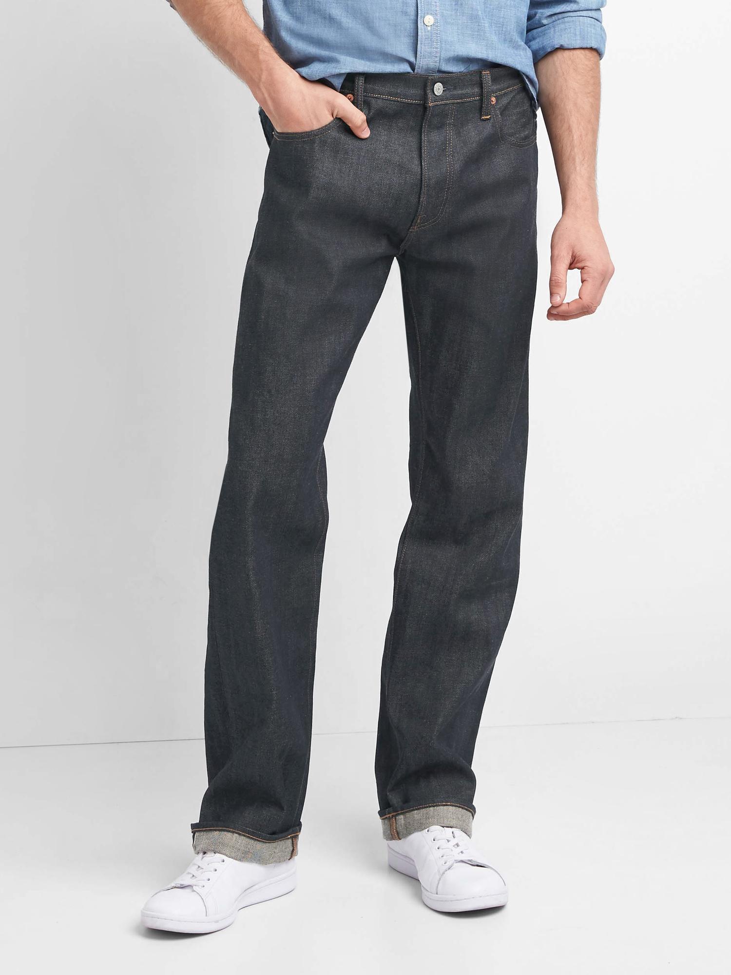 gap raw denim