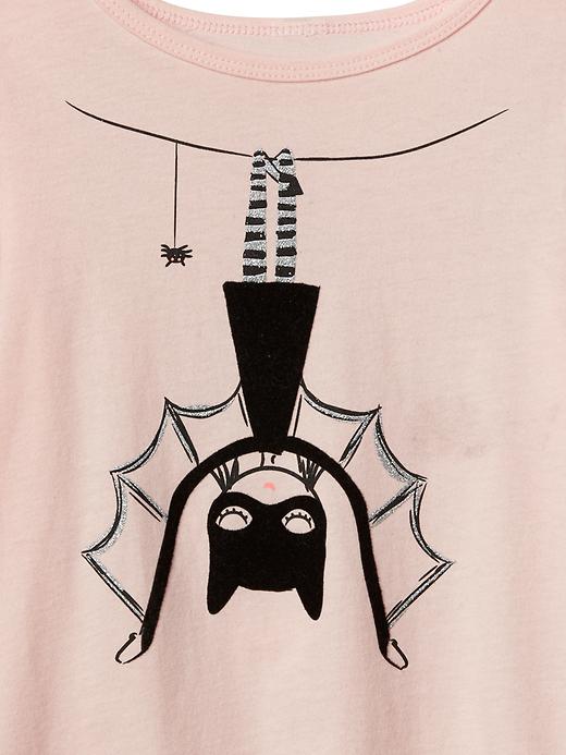 Image number 3 showing, Halloween graphic cape tee