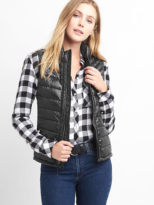 1 of 8 showing, with the color true black of product ColdControl Lite puffer vest
