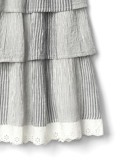 Image number 4 showing, Stripe tier spaghetti dress