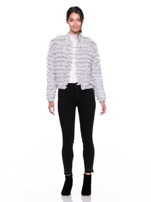 Gap loop deals fringe cardigan