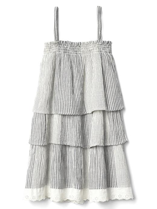 Image number 3 showing, Stripe tier spaghetti dress