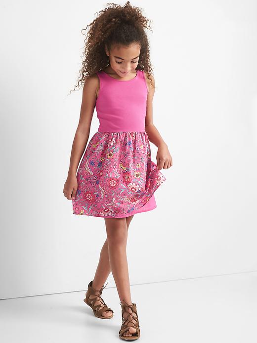 Floral tank dress Gap