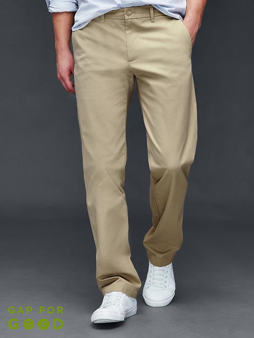 Classic straight fit khakis | Gap
