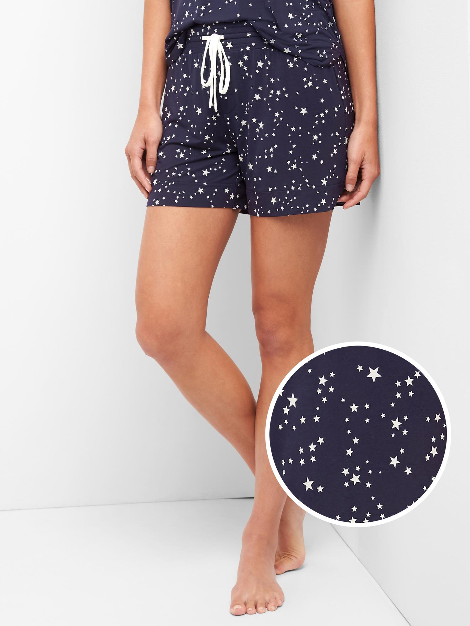 Modal drawstring sleep shorts Gap