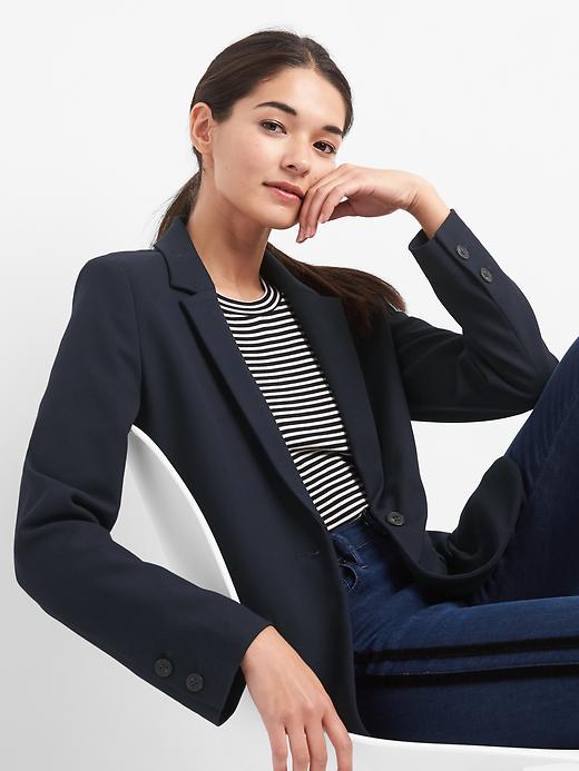 View large product image 1 of 1. Structured blazer
