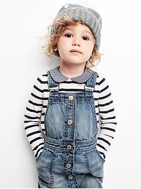 View large product image 4 of 4. Denim skirt overalls