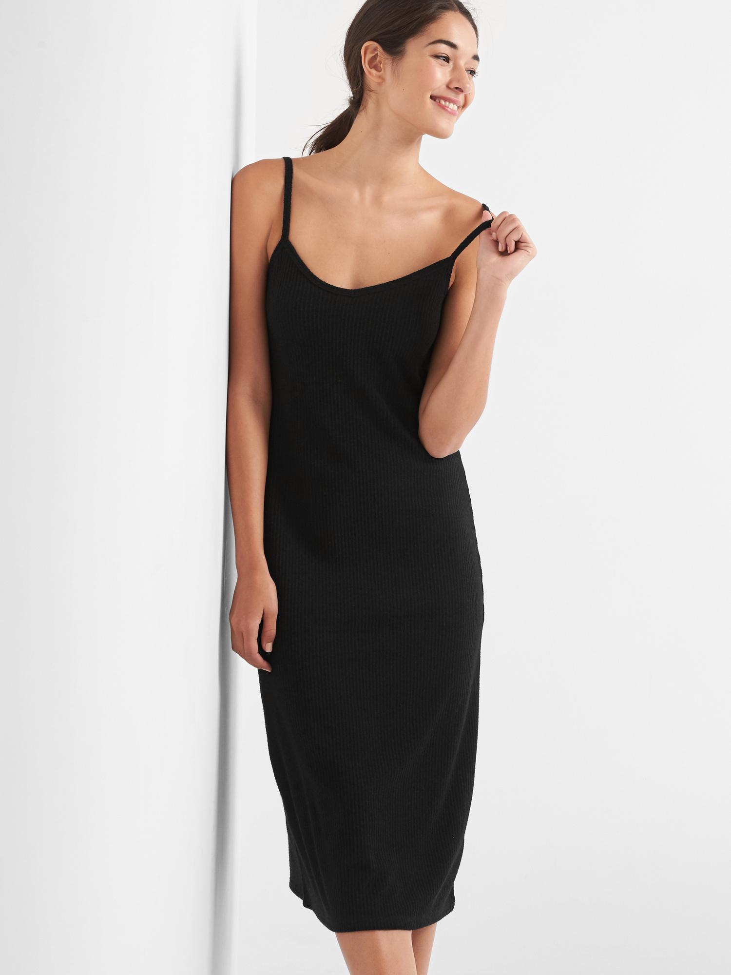 Softspun ribknit cami dress Gap