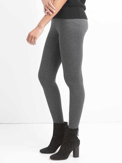 Image number 5 showing, Herringbone leggings