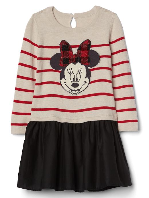 Image number 1 showing, babyGap &#124 Disney Mix-Fabric Dress