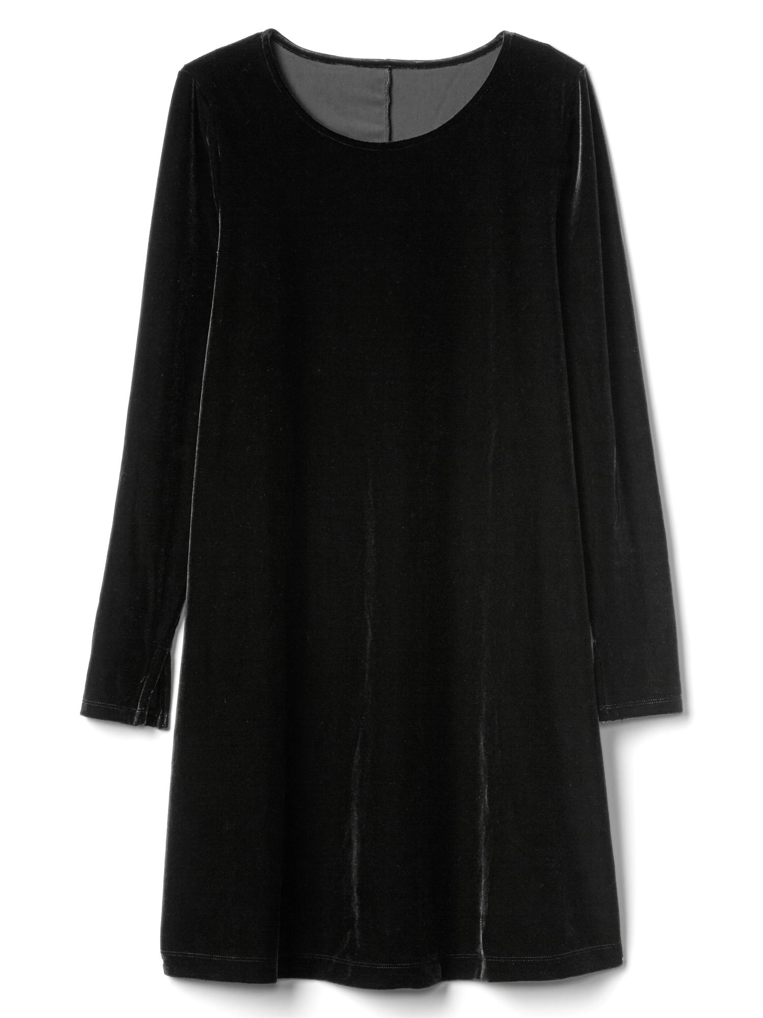 Gap velvet swing dress sale