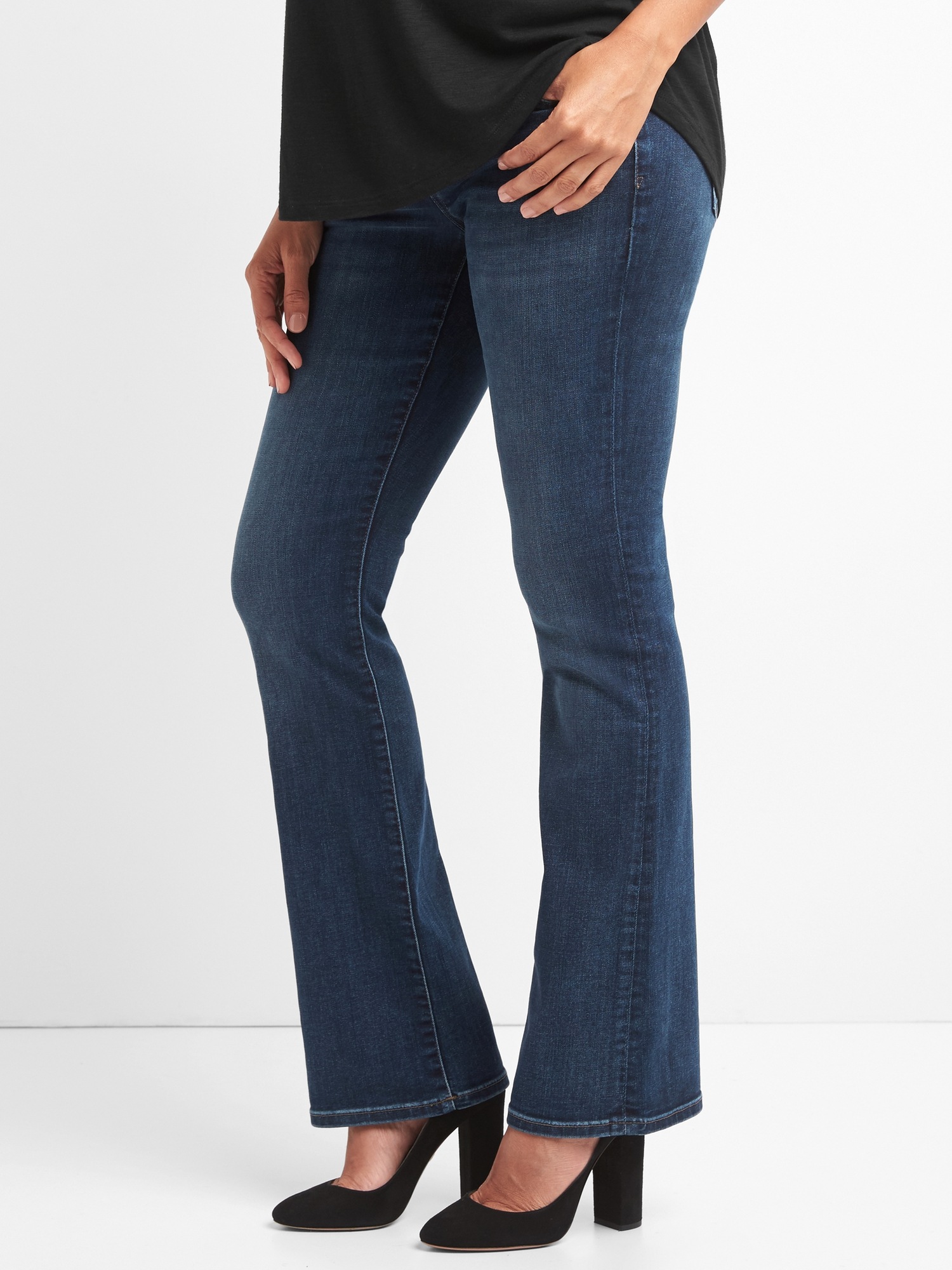 Maternity Demi Panel Perfect Boot Jeans Gap