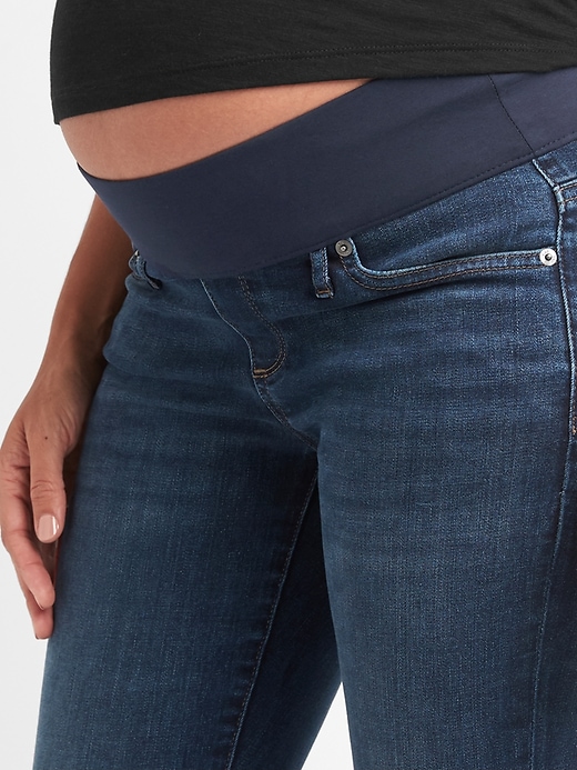 Image number 5 showing, Maternity Demi Panel Perfect Boot Jeans
