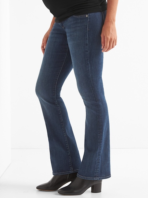 Image number 5 showing, Maternity Inset Panel Perfect Boot Jeans