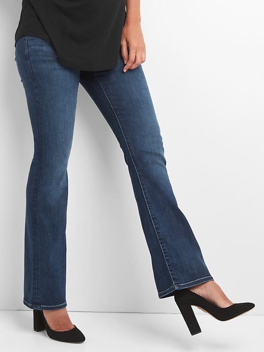 Image number 1 showing, Maternity Demi Panel Perfect Boot Jeans