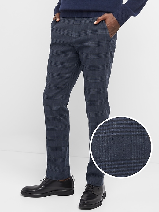View large product image 1 of 1. Brushed Cotton Pants in Skinny Fit with GapFlex