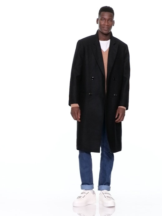 半額冬セール！新品定価以下出品！AMI x Gap GQコラボ　ウールコート Gap + GQ Ami double breasted coat | Gap