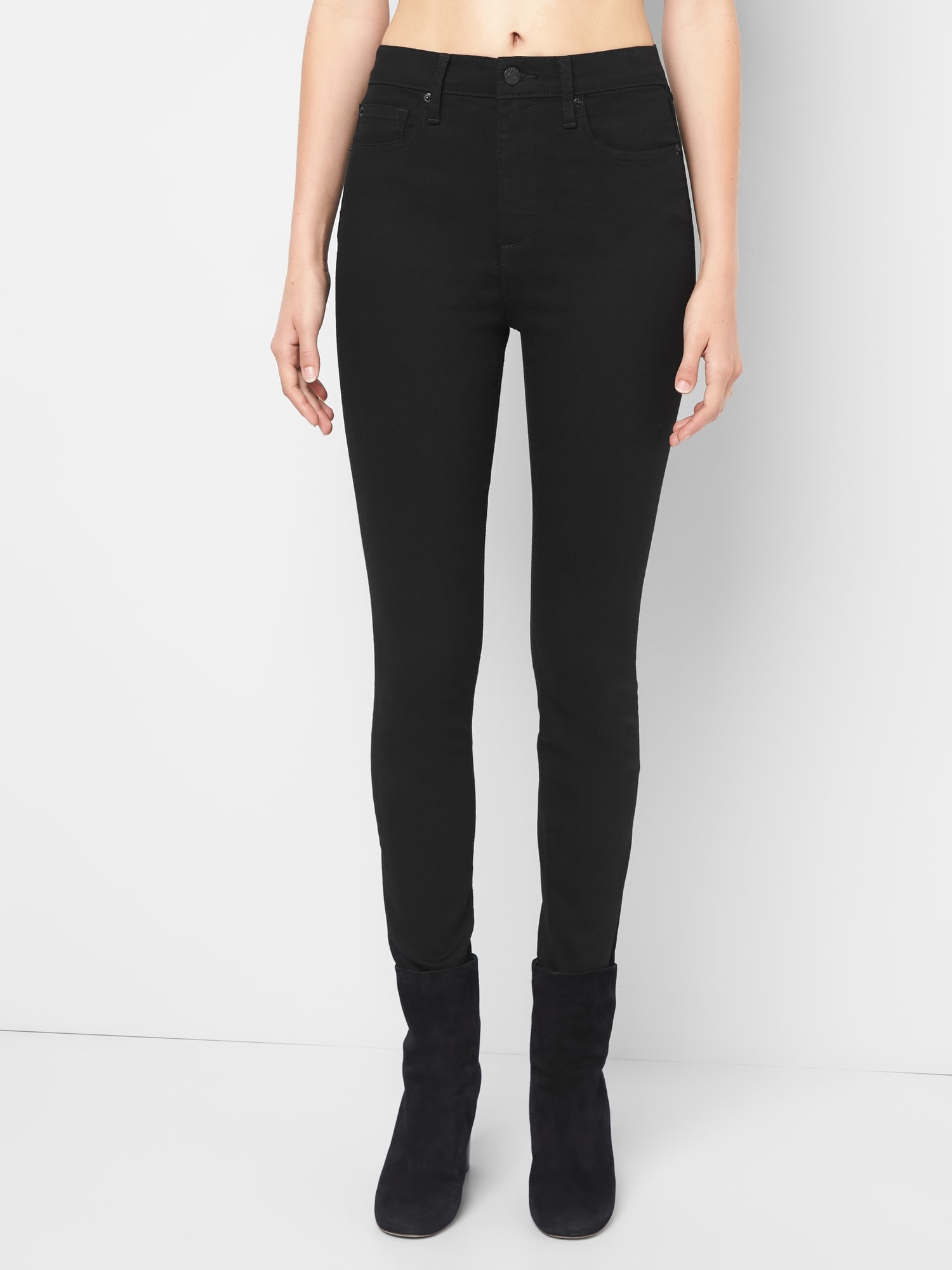 High Rise True Skinny Jeans