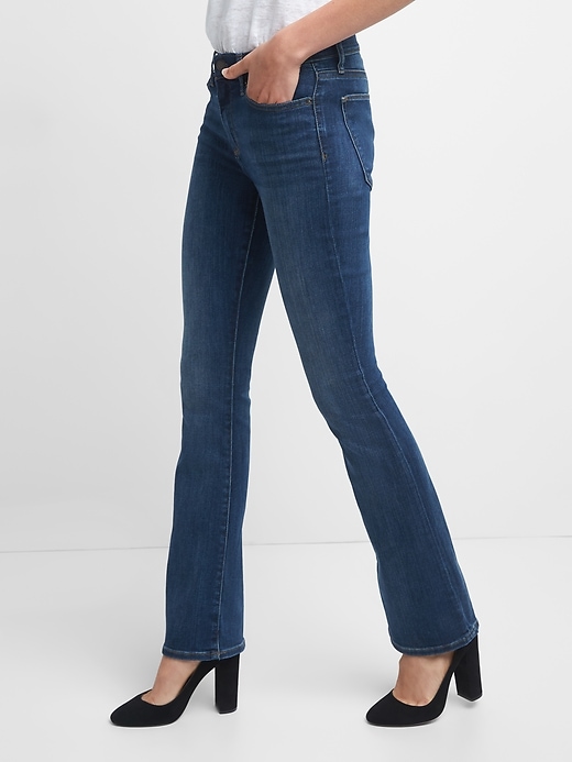 Image number 6 showing, Mid Rise Baby Boot Jeans