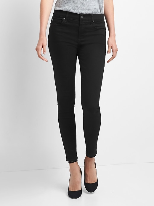 Image number 1 showing, Mid rise true skinny jeans