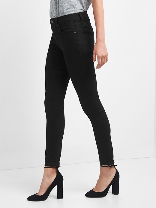 Image number 5 showing, Mid rise true skinny jeans