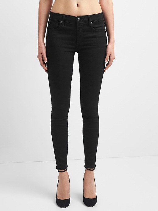 Image number 7 showing, Mid rise true skinny jeans