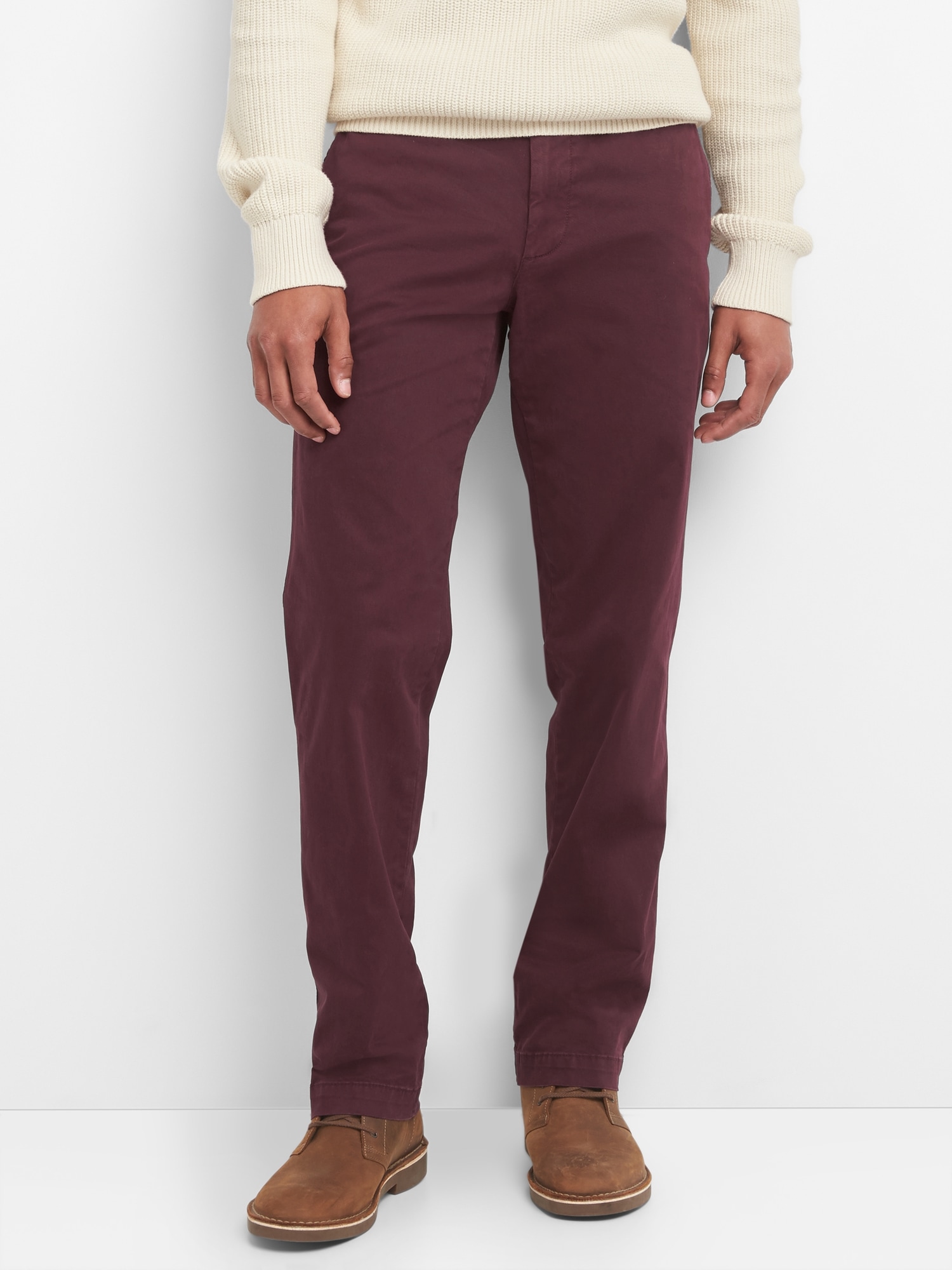 Vintage Khakis in Straight Fit with GapFlex Gap