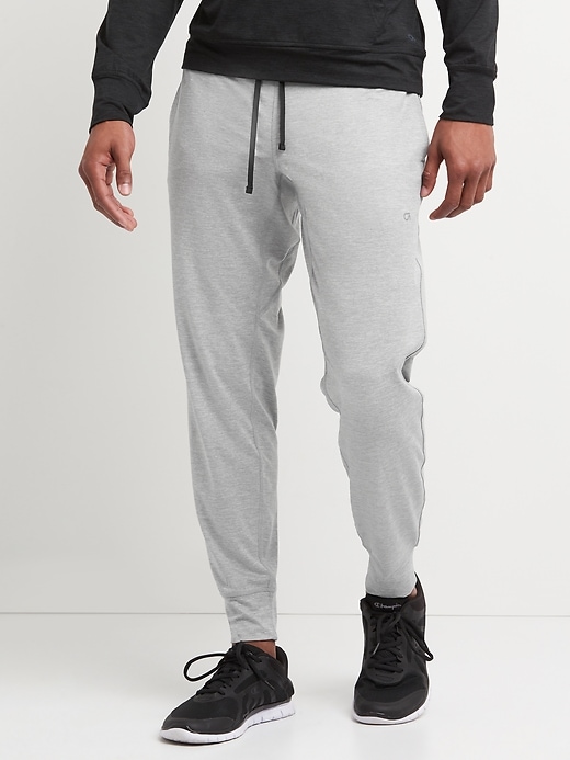 Image number 9 showing, GapFit brushed tech jersey joggers