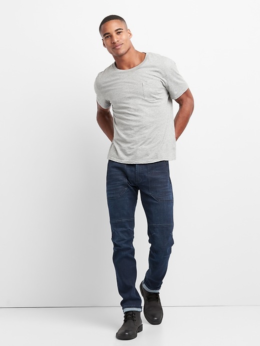 Image number 3 showing, Performance Utility Jeans in Slim Fit with GapFlex