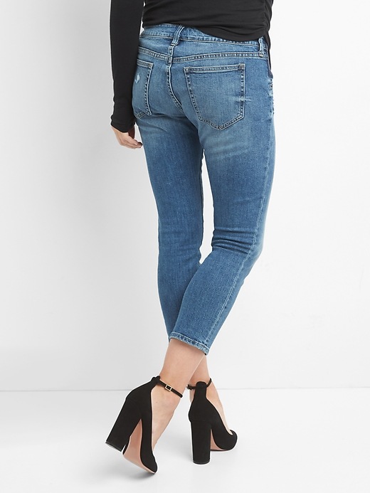 Pregnancy Jeans GAP Women's Petite Maternity Girlfriend Jeans