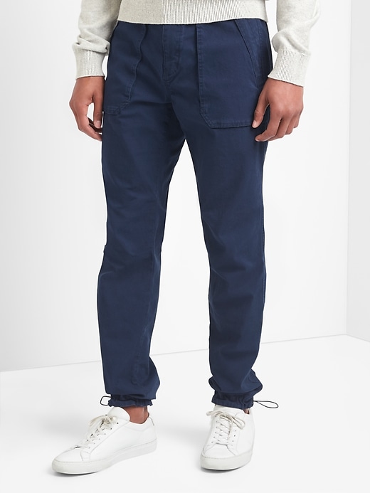 View large product image 1 of 1. Canvas utility pants