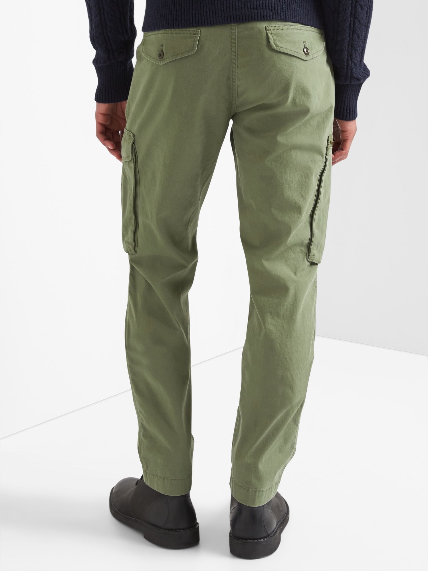 GAP Skinny Fit Cords Cargo Pants with GapFlex Original Colour