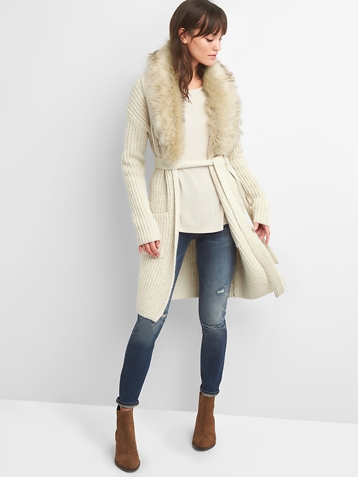 こんSynthetic Fur Lace-up Cardigan SORIN（ソリン ）の「Synthetic Fur Lace-up Cardigan（その他