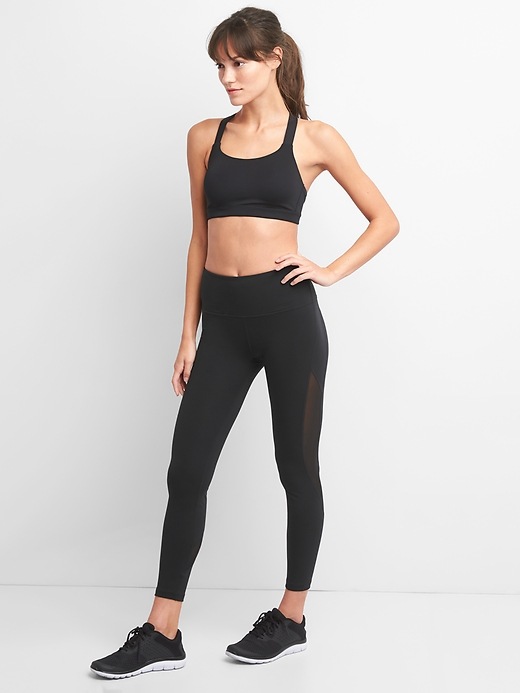 Image number 5 showing, GFast High Rise Blackout Leggings with Mesh Detail