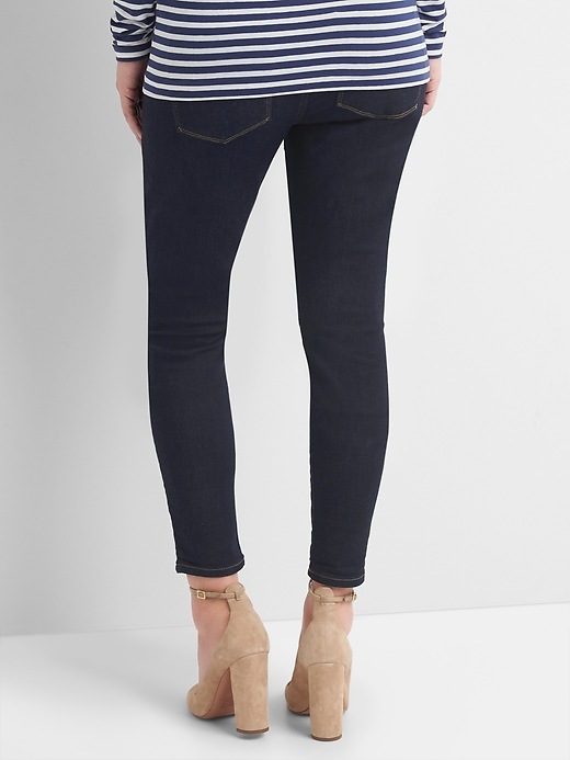 Image number 2 showing, Maternity Full Panel True Skinny Jeans