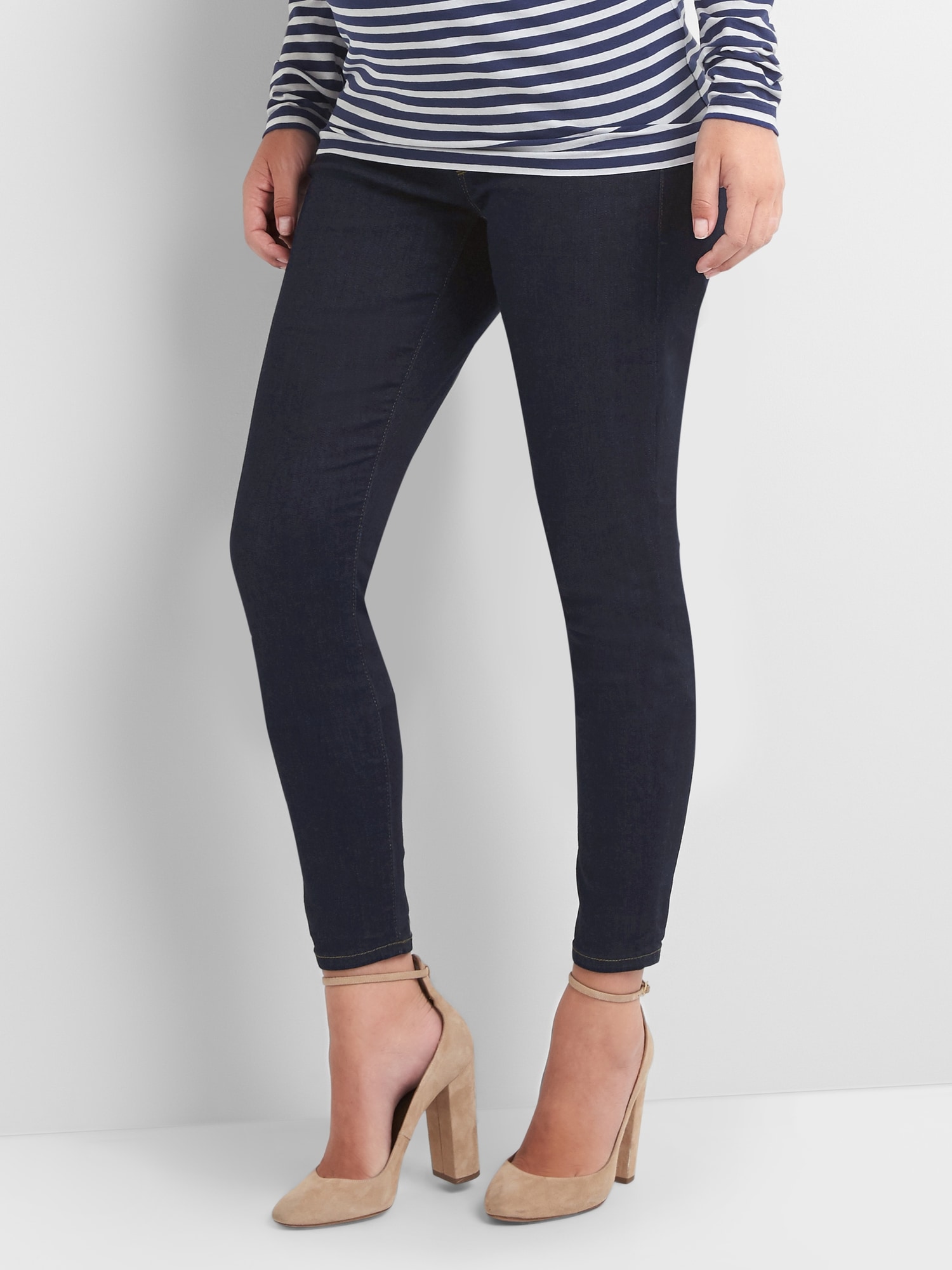 Maternity Full Panel True Skinny Jeans Gap
