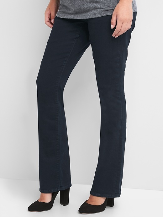 Image number 3 showing, Maternity full panel baby boot jeans