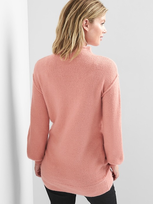 Image number 2 showing, Maternity mockneck sweater tunic
