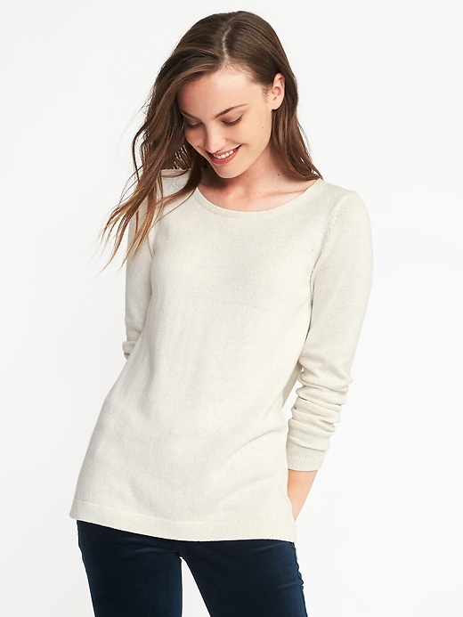 Buy Metallic-Knit Sweater for Women on ezbuy SG
